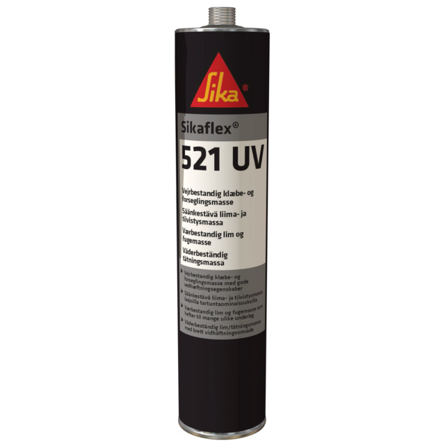 SIKAFLEX-521UV LJUSGRÅ 300 ML LIM O FÖRSEGLINGSMASSA PATRON | Beijerbygg Byggmaterial